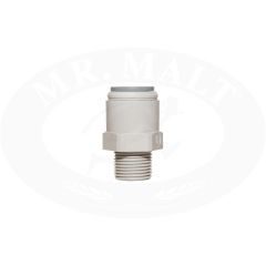 JG connector 3/8" M BSPT - 12,7 mm