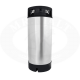 Stainless steel keg 23 l with border