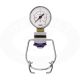 Manometer for bottles swing stopper 