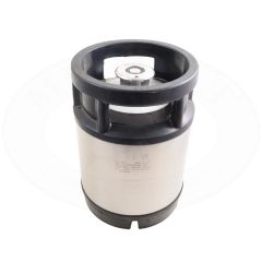 Edelstahl-Bierfass 20 Liter - Schieber